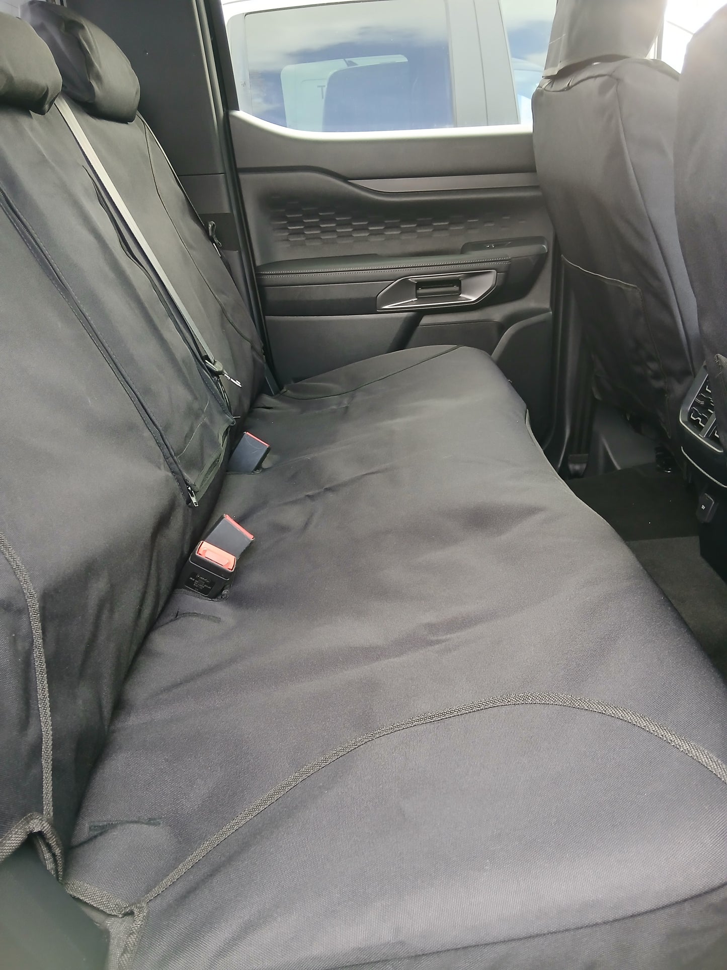 Ute Canvas Seat Covers Tradie Style 14 Oz Front & Rear